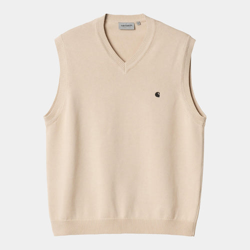 Carhartt WIP - Madison Vest Sweater - Fleur de Sel Sweatshirts Carhartt WIP
