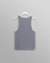Laden Sie das Bild in den Galerie-Viewer, Wax London - Montague Ribbed Vest - Blue/Ecru Striped T-Shirts Wax London
