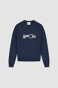 Arte Antwerp - Logo Knit Sweater - Navy Pullover Arte Antwerp
