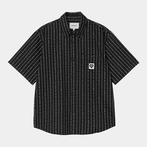 Carhartt WIP - S/S Drewe Shirt - Black Hemden Carhartt WIP