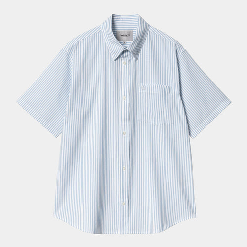 Carhartt WIP - S/S Phelps Shirt - Striped Hemden Carhartt WIP