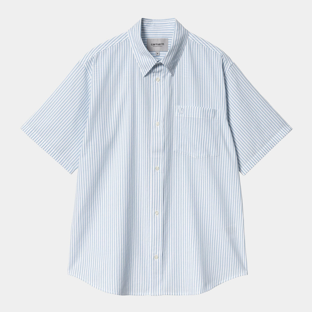 Carhartt WIP - S/S Phelps Shirt - Striped Hemden Carhartt WIP