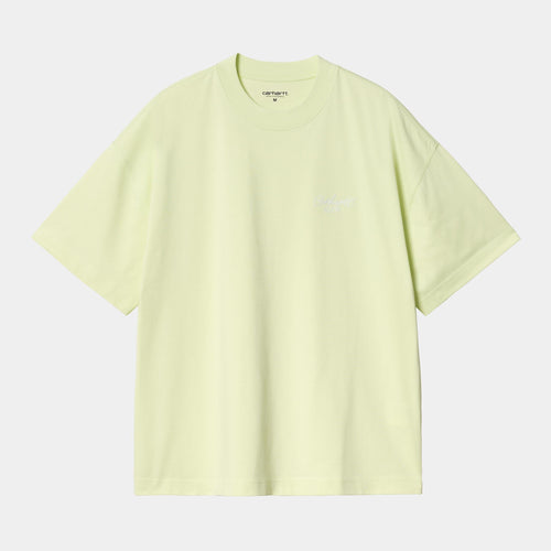 Carhartt WIP - S/S Signature Script T-Shirt - Air Green T-Shirts Carhartt WIP