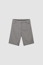 Laden Sie das Bild in den Galerie-Viewer, Arte Antwerp - Plaid Short - Cream/Navy Hosen Arte Antwerp
