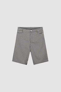 Arte Antwerp - Plaid Short - Cream/Navy Hosen Arte Antwerp