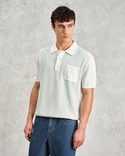 Laden Sie das Bild in den Galerie-Viewer, Wax London - Turin Retro Shirt - Blue/Ecru Striped T-Shirts Wax London

