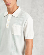 Laden Sie das Bild in den Galerie-Viewer, Wax London - Turin Retro Shirt - Blue/Ecru Striped T-Shirts Wax London
