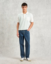 Laden Sie das Bild in den Galerie-Viewer, Wax London - Turin Retro Shirt - Blue/Ecru Striped T-Shirts Wax London
