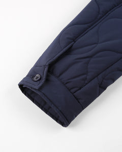 Wemoto - Foster Quilted Liner Jacket - Navy Blue Jacken Wemoto