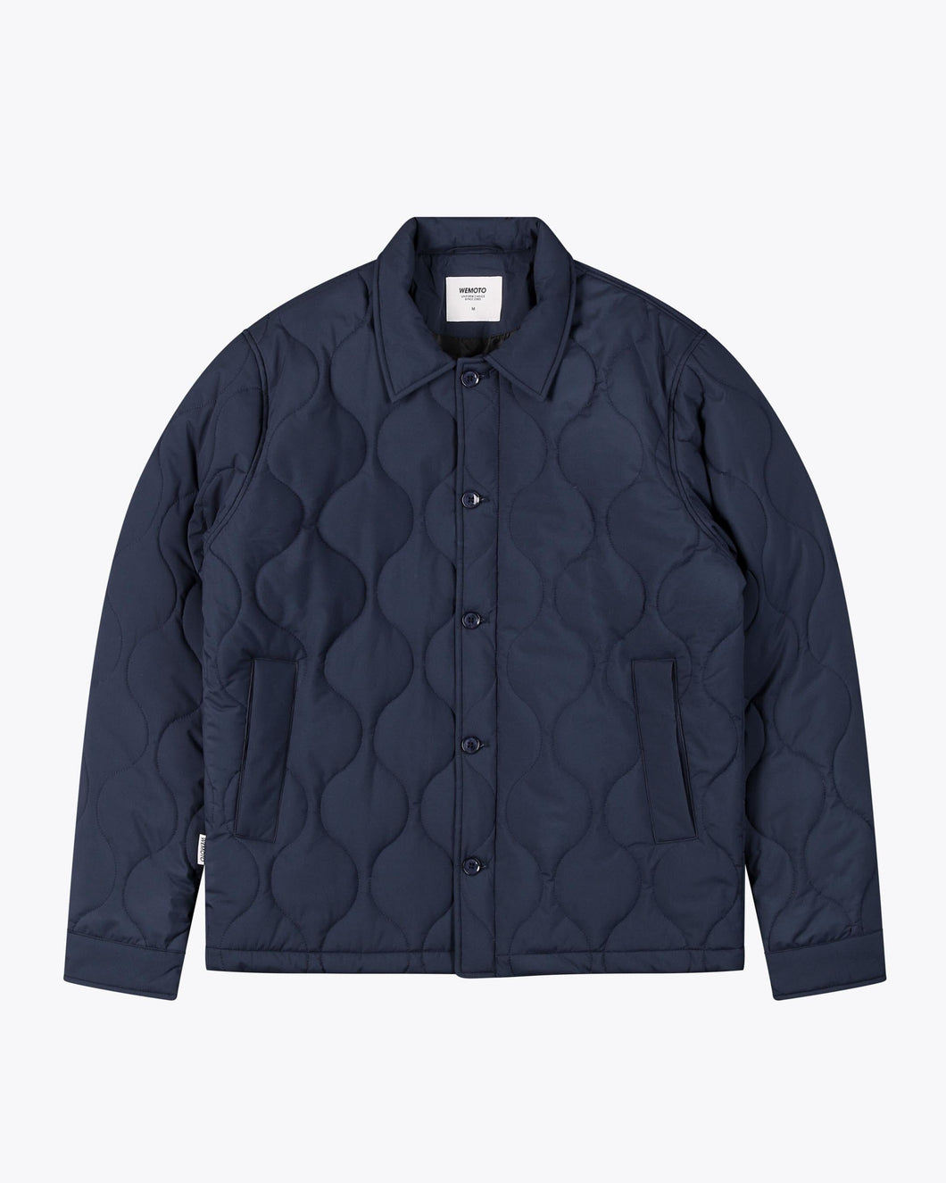 Wemoto - Foster Quilted Liner Jacket - Navy Blue Jacken Wemoto
