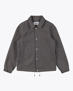 Wemoto - Hall Fleece Coach Jacket - Sage Jacken Wemoto