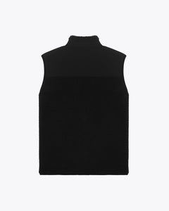 Wemoto - Sherpa Fleece Vest - Black Jacken Wemoto