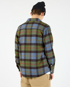 Wemoto - Parker Blended Wool Shirt - Brown Hemden Wemoto