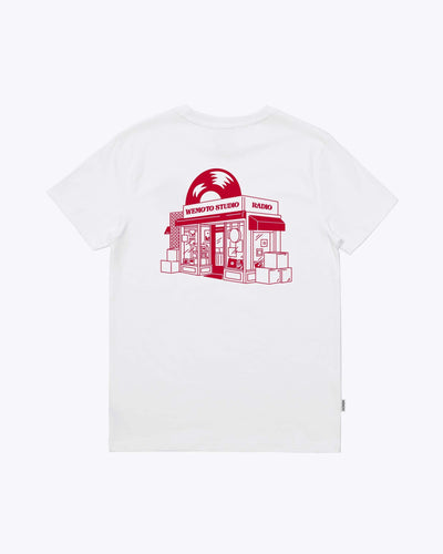 Wemoto - Record Tee - White T-Shirts Wemoto