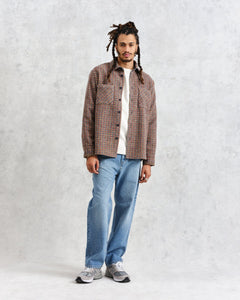 Wax London - Whiting Mini Check Overshirt - Multicolour Hemden Wax London
