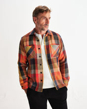 Laden Sie das Bild in den Galerie-Viewer, Wax London - Whiting Overshirt - Orange Multi Hemden Wax London
