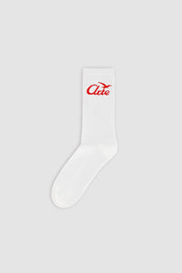 Arte Antwerp - Bird Logo Socks - White Accessoires Arte Antwerp