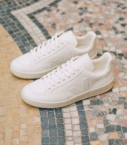 Veja - V-12 Leather - Extra White Schuhe Veja