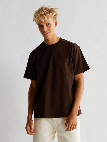Woodbird - Baine Base Tee - Brown T-Shirts Woodbird